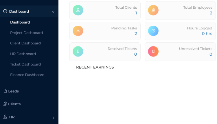 Staff/Client Management System with Monthly Maintenance