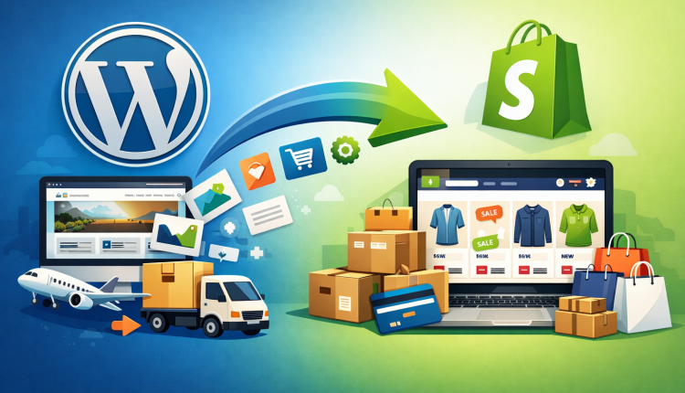 wordpress to shopify conversion and migration